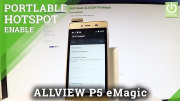 Allview P5 eMagic PORTABLE HOTSPOT INSTRUCTIONS