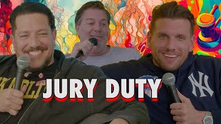 Jury Duty with Jay Larson | Sal Vulcano & Chris Distefano: Hey Babe!  | EP 124