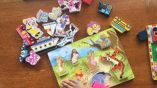 Toddler Puzzles Indoor Activities Solving Multiple Puzzles
