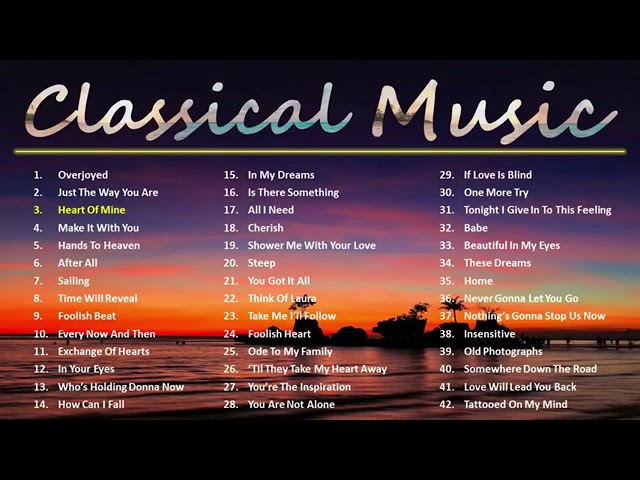Classic Music | Old Songs | Sentimental Love Songs - 1 class=