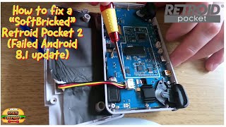 How to fix a Soft Bricked Retroid Pocket 2 - Failed Android 8.1 Flash and how to update! screenshot 2