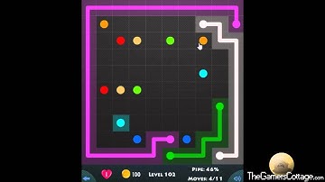 Flow Game Level - 642 [10x10] Mania Connect the Dots