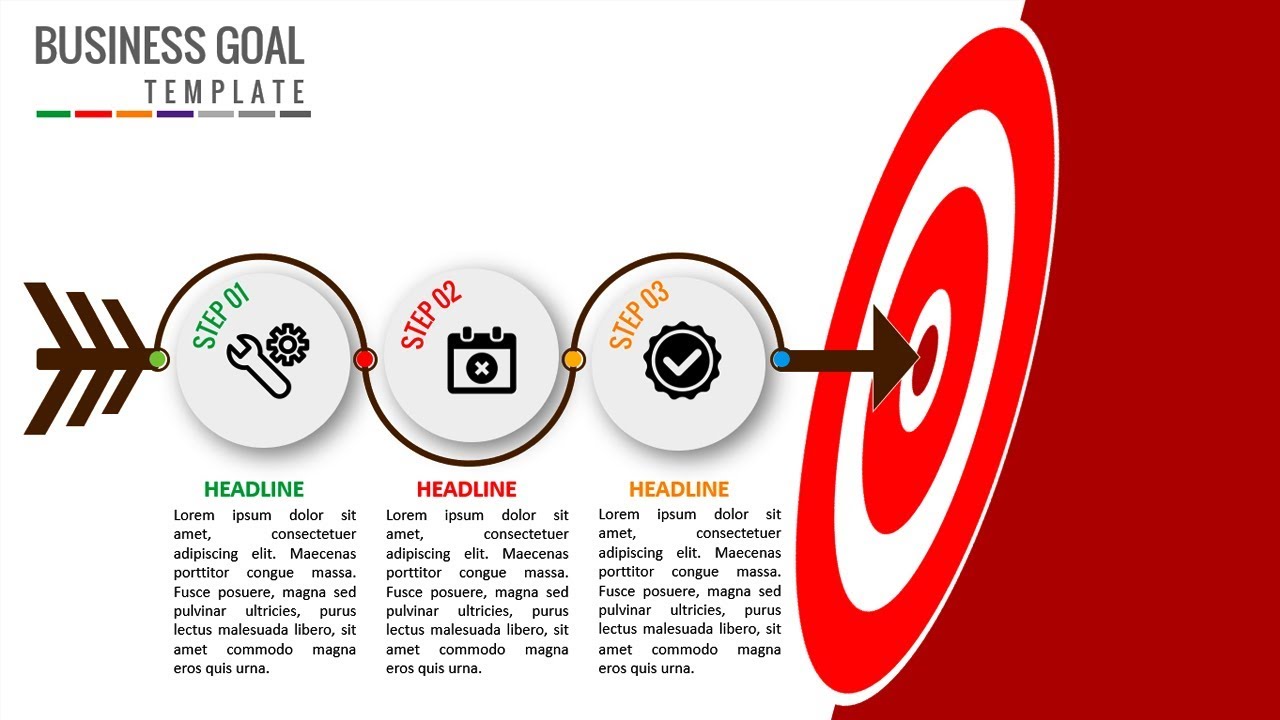 How To Create Objective Goal Target Slide In Powerpoint Powerpoint