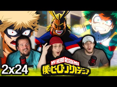 DEKU AND BAKUGO vs ALL MIGHT?!? | My Hero Academia 2x24 "Katsuki Bakugo: Origin" Group Reaction!