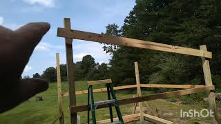 simple one man pole barn build #polebarn