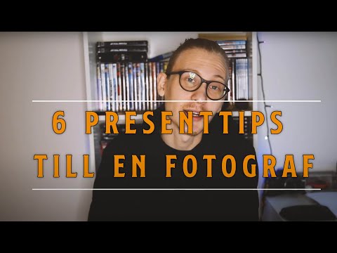 Video: Vad ska jag ge min fotograf i julklapp?