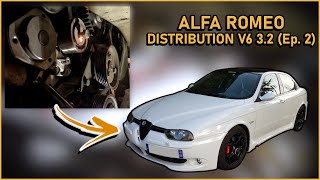 Ça se passe pas tout à fait comme prévu... | Ep. 2 Distribution du V6 3.2 d&#39;Alfa Romeo 156 GTA