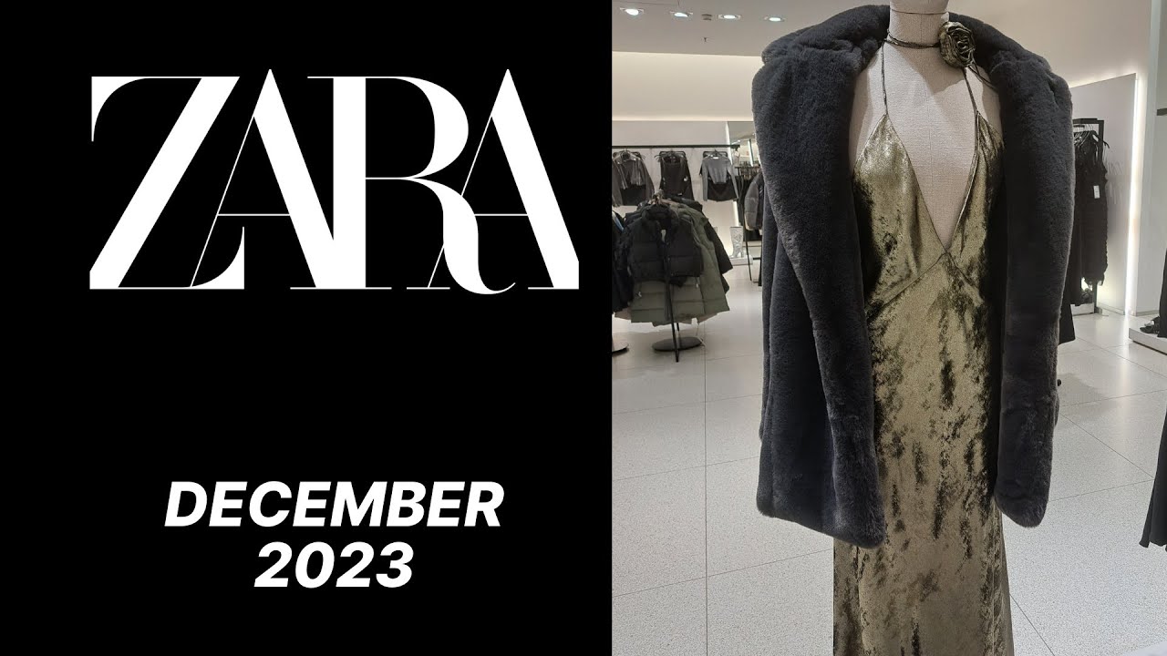 ZARA New Women Collection December 2023. Outfits for Christmas and