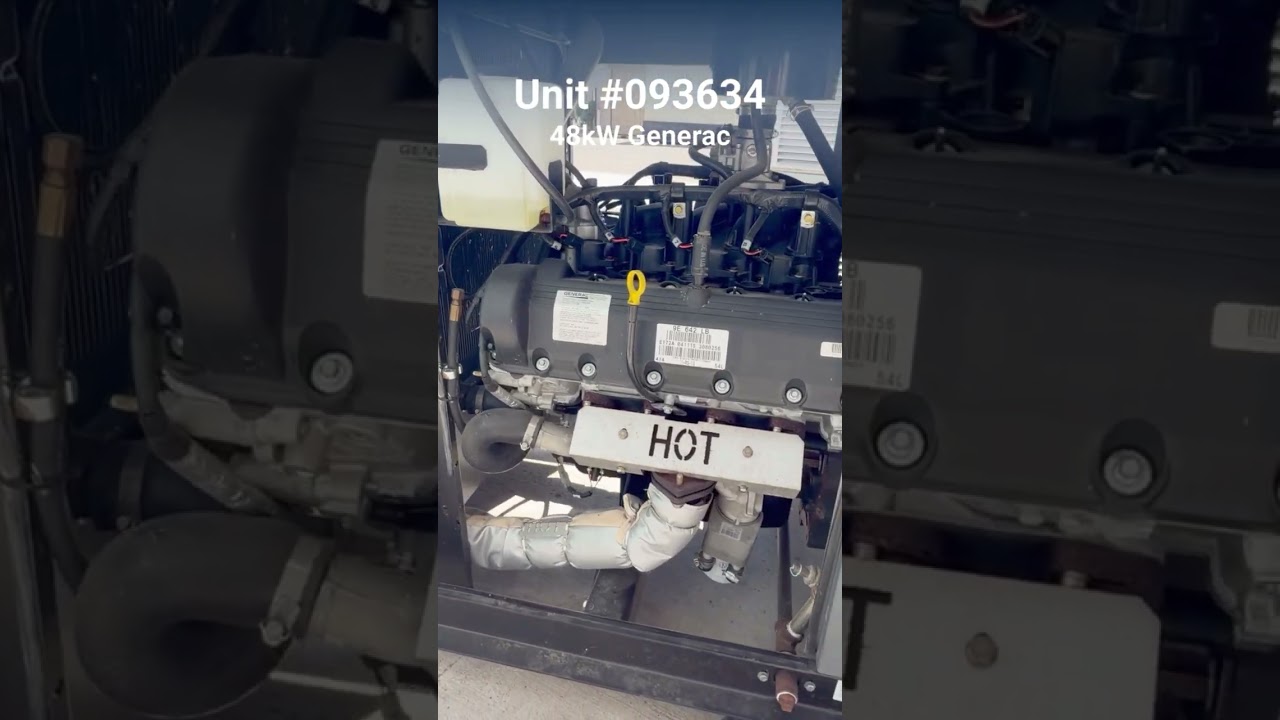 48kW Generac Diesel Generator | Load Bank Test | Unit 093634