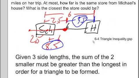 6-4 Triangle inequalities