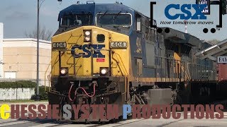 [CSXT]404 CW44AC & 3445 [ET44AH]Leads a Loaded 66 Car Herzog Rock Train In Fay NC W/A 1st Gen K5LA