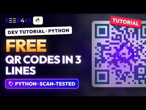 QR Code Generator in Python Tutorial: Step-by-Step for Beginners — Custom Logo, Gradient & Scan Test