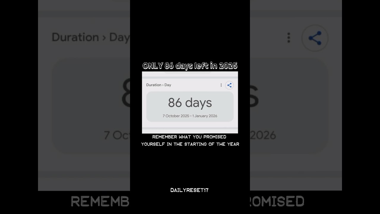 86 days left ✨✨. 