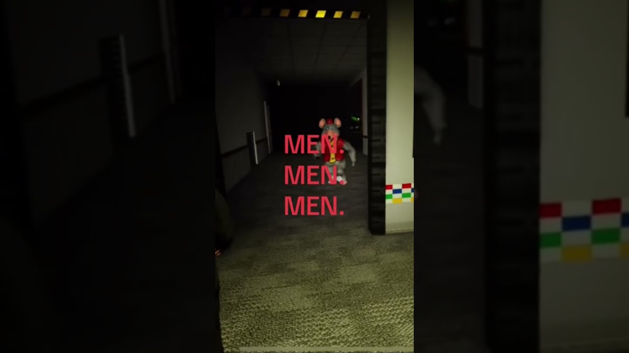 Roblox game is called night shift at Chuck E. Cheese 2 #roblox #scary #horror #funny #satire #fyp