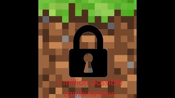 Over 1m Combinations lock in Minecraft 1.16-1.18