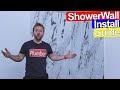 How to fit shower wall board install guide  tile alternative