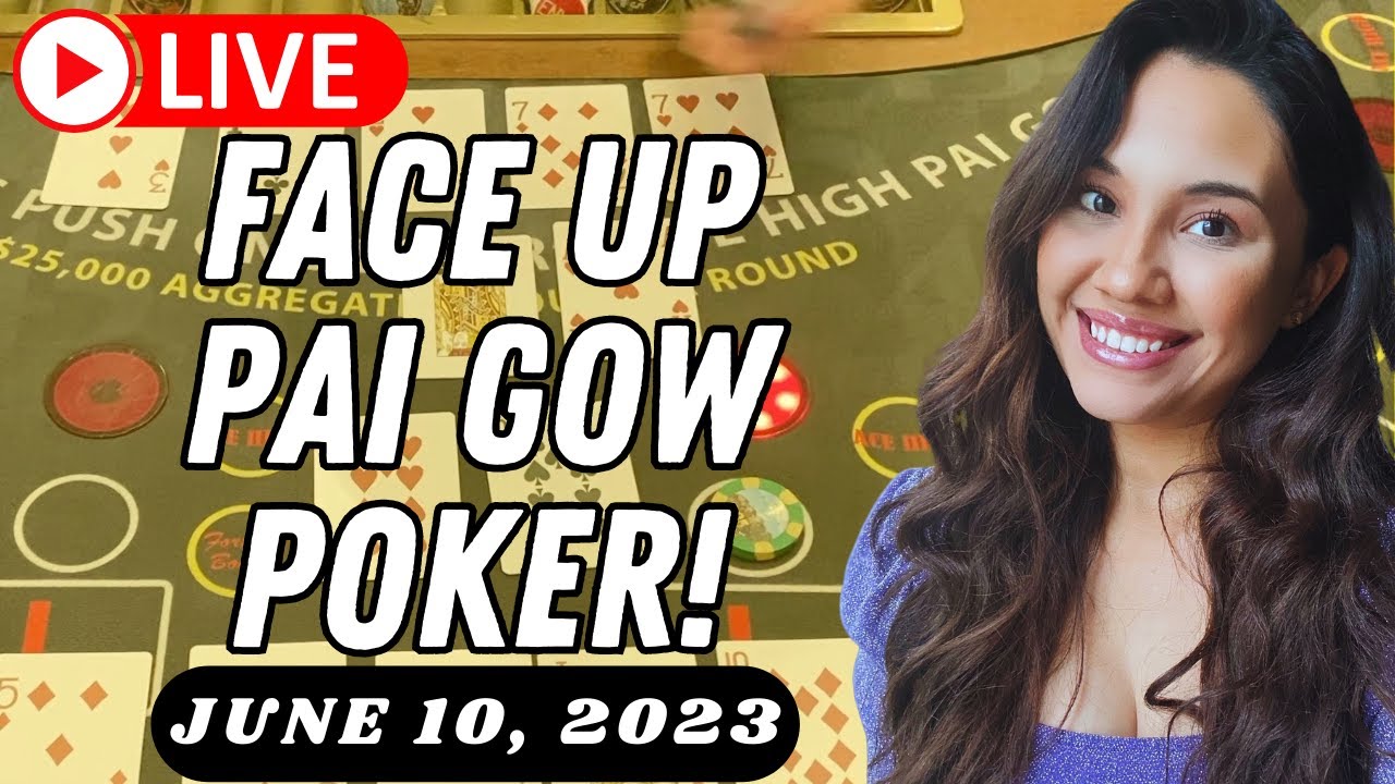 Face Up Pai Gow Poker! ☻ LIVE IN VEGAS 💛 Let’s win the BIG PROGRESSIVE