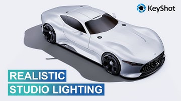 Realistic Studio Lighting For Cars ( KeyShot Tutorial )