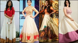 White pattu pavadai designs Clearance