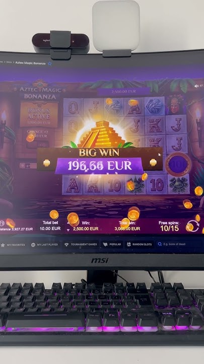 Brutal bono en Aztek Magic Bonanza! #casino #slots - YouTube