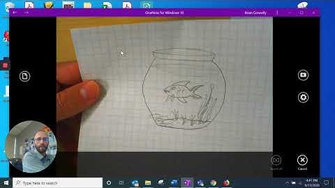How to add picture from camera in Onenote