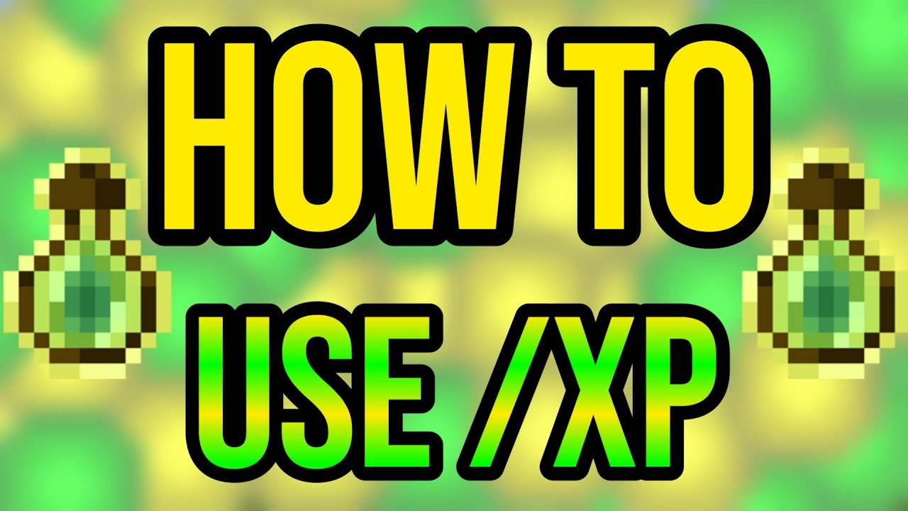 How To Use /xp Command In Minecraft PS4/Xbox/PE/Bedrock - YouTube
