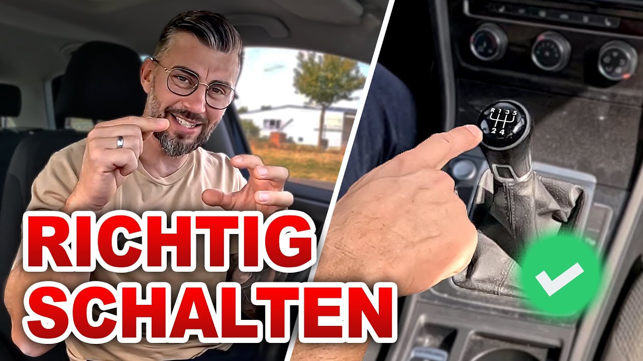 Richtig schalten im Auto – Schaltwagen fahren lernen (für Anfänger erklärt) 🚘