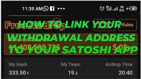 how to link your withdrawal address to your satoshi app #oex #withdrawal #satoshi #openex #link #app