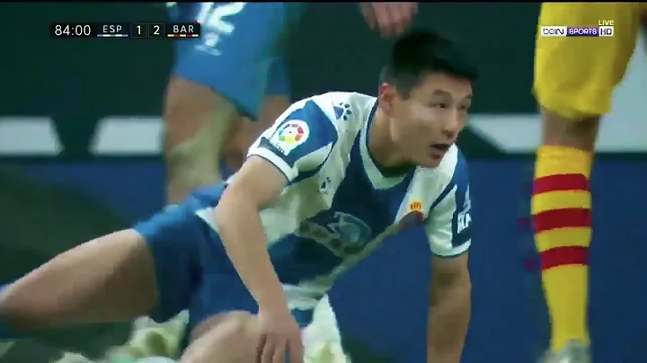 Wu Lei the Last minute scorer Against Barcelona   2019 HD HD the best goal in history. - DayDayNews