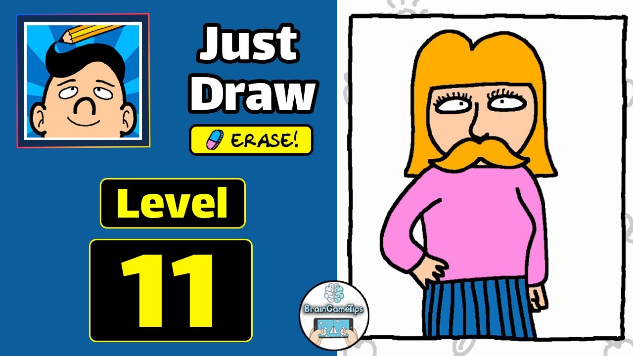 Just Draw - Erase Level 11 Answer