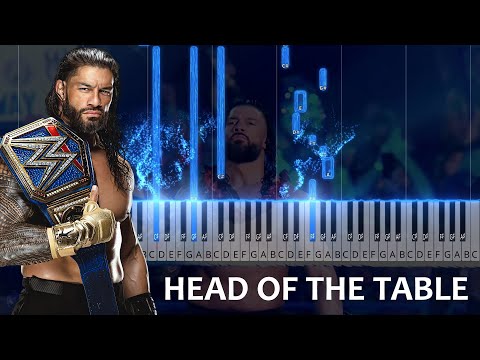 Roman Reigns Head Of The Table Entrance Theme Song Piano Ballads 