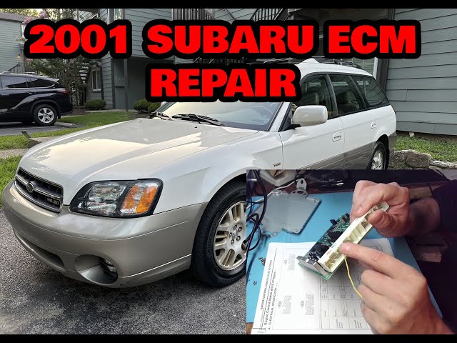 2001 Subaru Outback ECM Repair for Alan [KY] | Misfire on #1 and