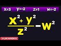 VALOR NUMÉRICO con POTENCIAS | Valor Numérico de una Expresión Algebraica (Super fácil)