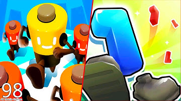 Battery Run VS Number Run - Max Levels Gameplay Walkthrough (Android/IOS) VS#98