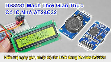 DS3231 Mạch Thời Gian Thực Có IC Nhớ AT24C32 / DS3231 RealTime Clock Module IC AT24C32
