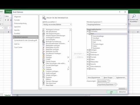 Video: Wie ändere ich die Standardeinstellungen in Excel 2016?