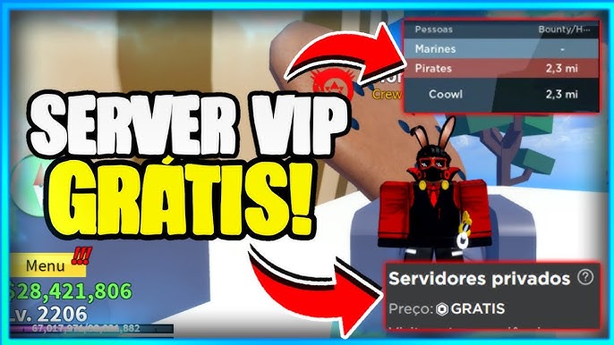 COMO CONSEGUIR SERVIDOR VIP GRÁTIS NO PROJECT MUGETSU (No ClickBait!!!), Roblox