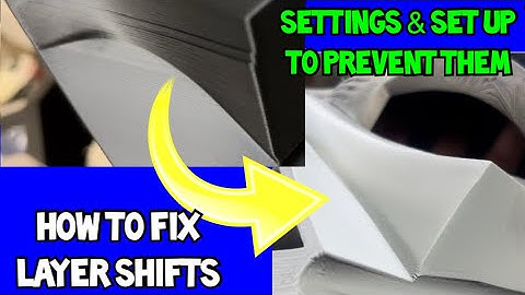 How to fix layer shifts in 3D prints | prevent layer shifts in 3D prints | Repair layer shifting