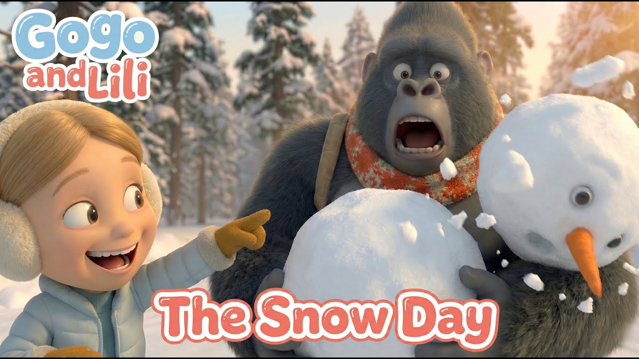 The Snow Day! ❄️ Gogo and Lili's Funny Winter Adventure 🛷