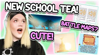 NEW SCHOOL TEA Cheerleading Done, New TOWER Build ? Royale High