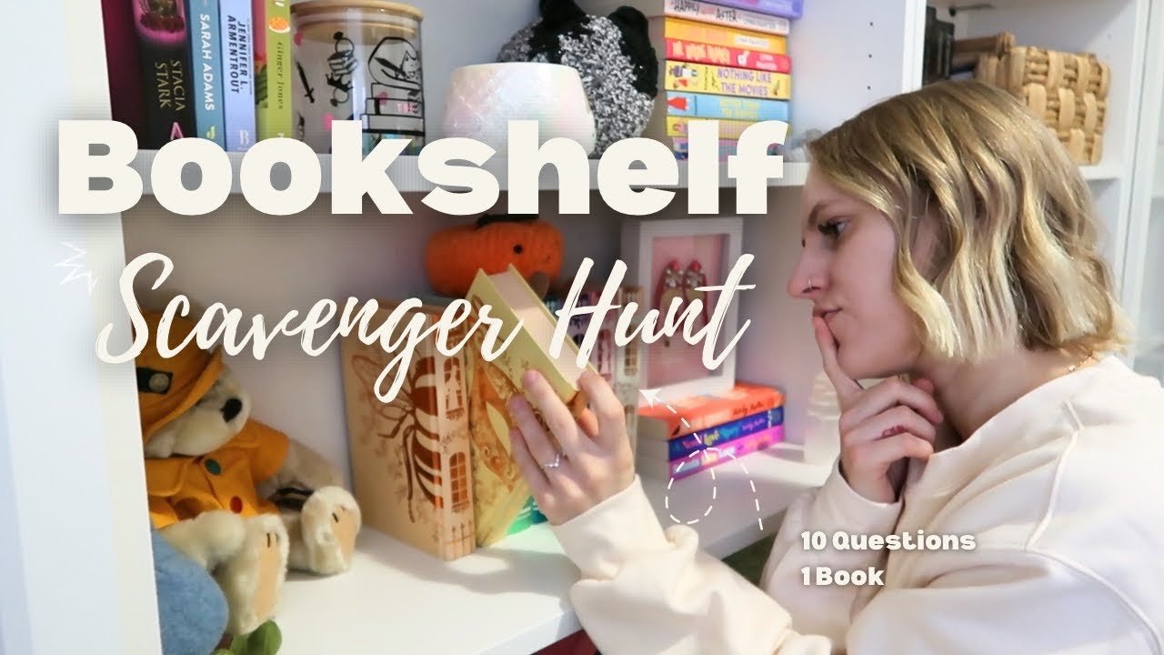 Time for a scavenger hunt to find my next book! 👀🔍 - Vlog
