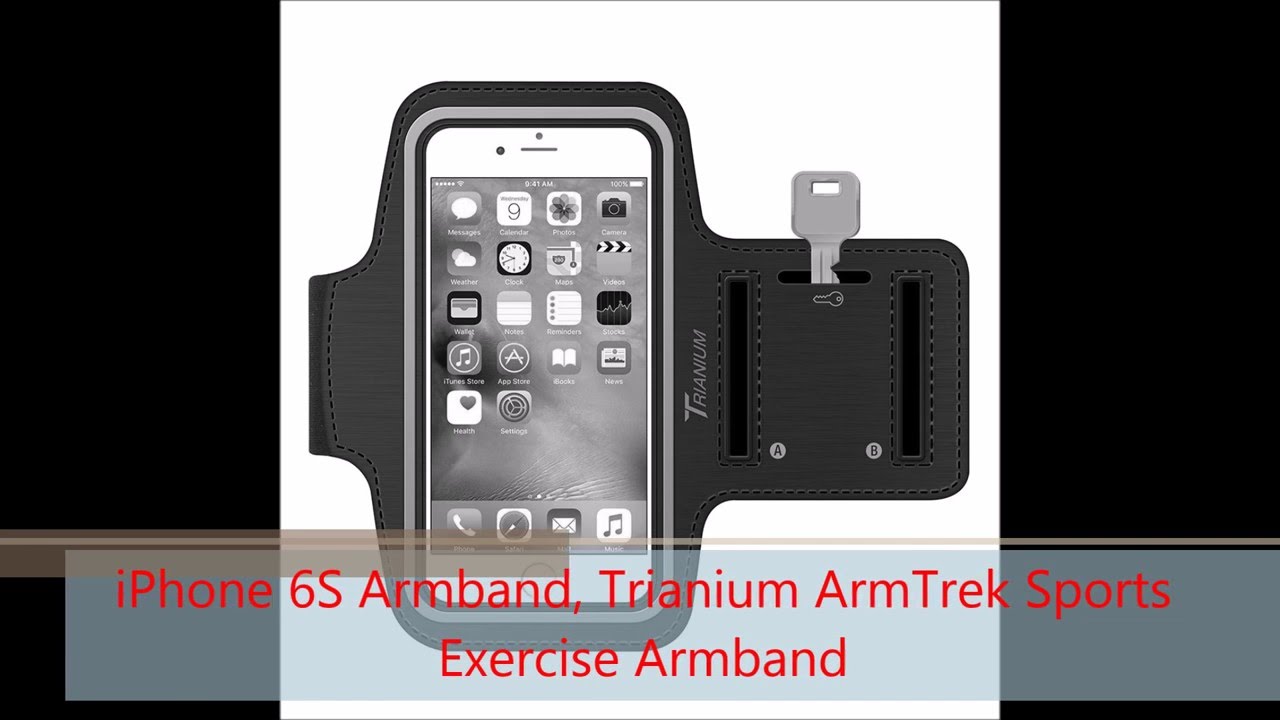 iPhone 6S Armband, Trianium ArmTrek Sports Exercise Armband