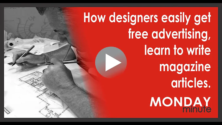 How designers easily get free advertising, learn t...