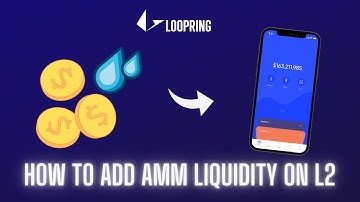Loopring Smart Wallet - How to Add AMM Liquidity on Layer2 (mobile)
