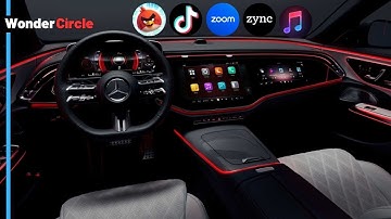 ⁴ᴷ 2024 Mercedes E Class Interior - Angry Birds - TikTok - Zoom - ZYNC - Apple Music Dolby Atmos
