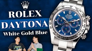 ริวิวแกะกล่อง เจ้าแห่งนาฬิกาสปอร์ต Daytona White Gold หน้าปัดน้ำเงิน