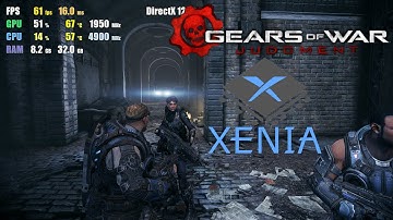 Xenia Master 87442b10 | Gears of War Judgment HD 60FPS | Xbox 360 Emulator Gameplay