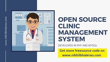 Opensource Clinic Hospital  Management System | Free source code download |  academic project