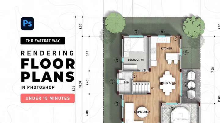 The FASTEST WAY of RENDERING FLOOR PLANS in Photoshop (under 15 minutes!) - DayDayNews