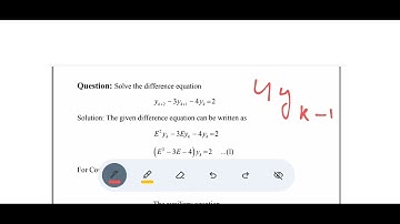 Lec-2: Non-Homogeneous Difference Equation of Type-1 | Numerical analysis-ll